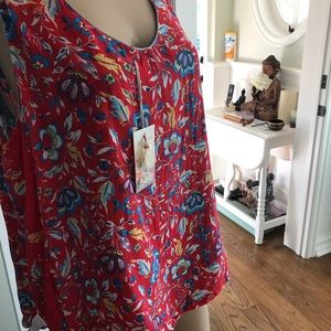 Johnny Was. New with Tags reverse top (2 tops in one) beautiful bright colors.